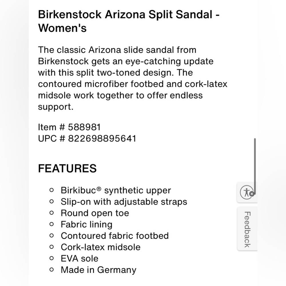 Birkenstocks - excellent condition. Possibly 8.5… size not visible. - Picture 8 of 9